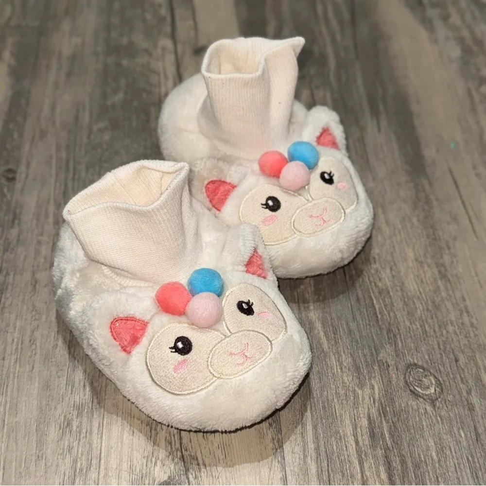 ☀️6/$20☀️ Colorful Alpaka Toddler Slippers